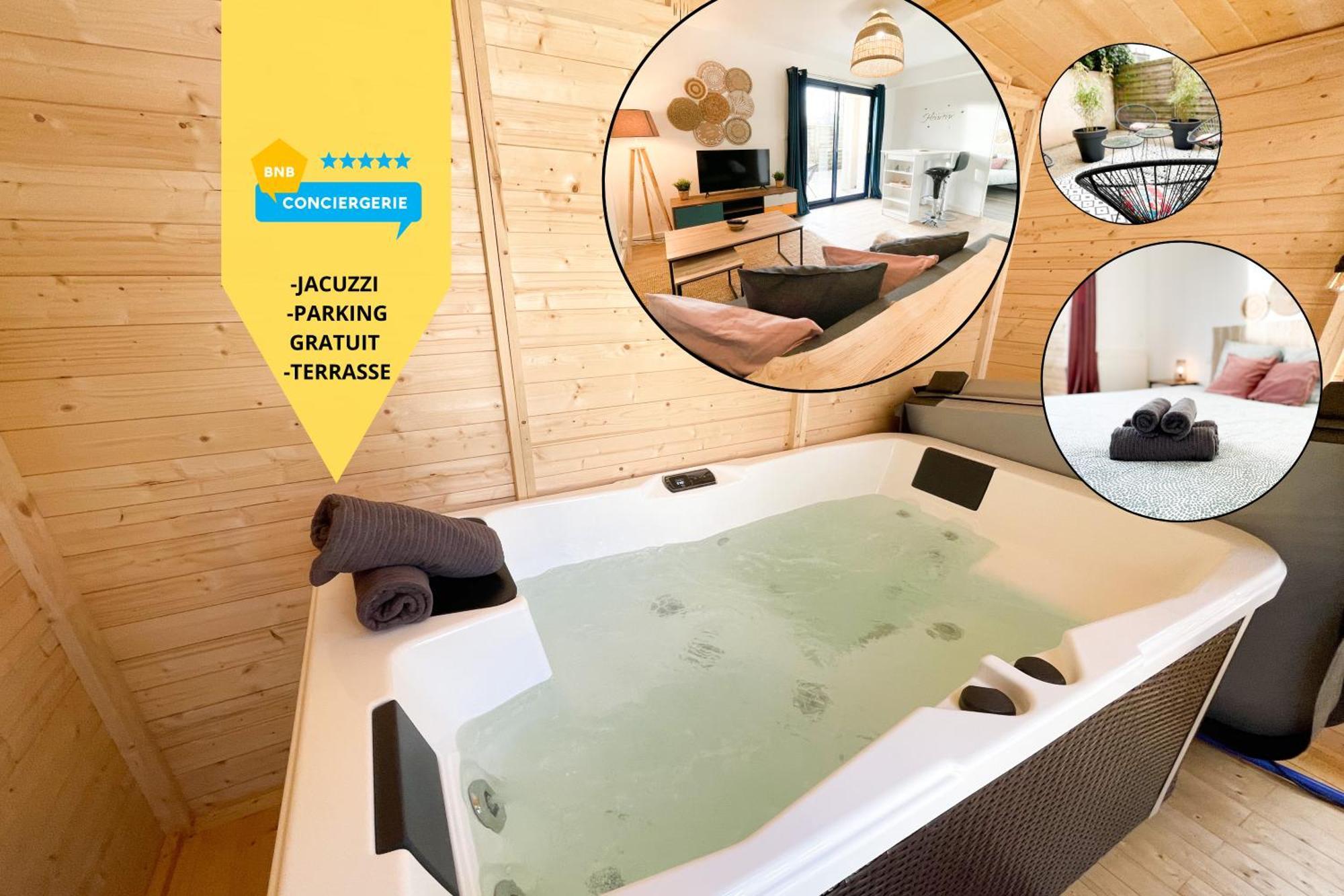 Jacuzzi Au Cocon Brestois Apartment